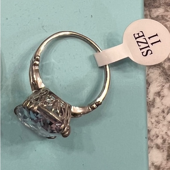 Kaylee Jackson ring size 11 sterling silver diamond (simulated) - Picture 3 of 11